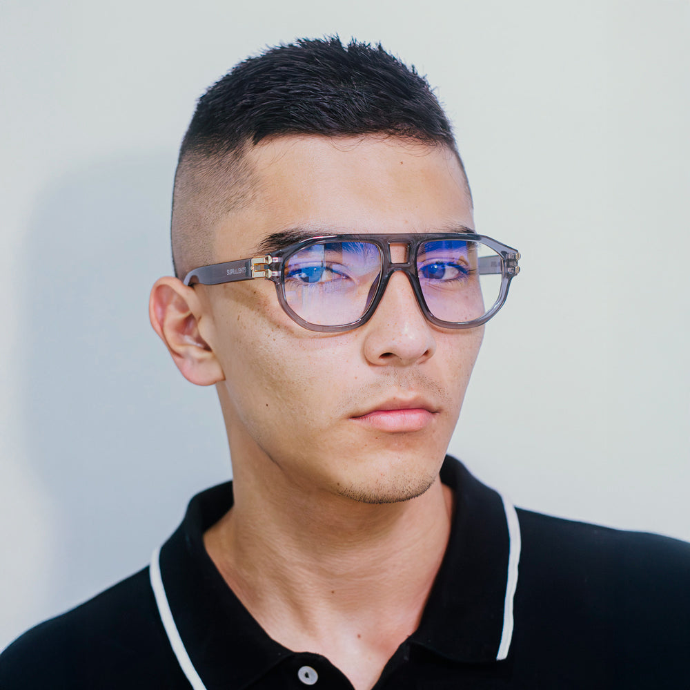 NORTH - FILTRO AZUL - gris transparente