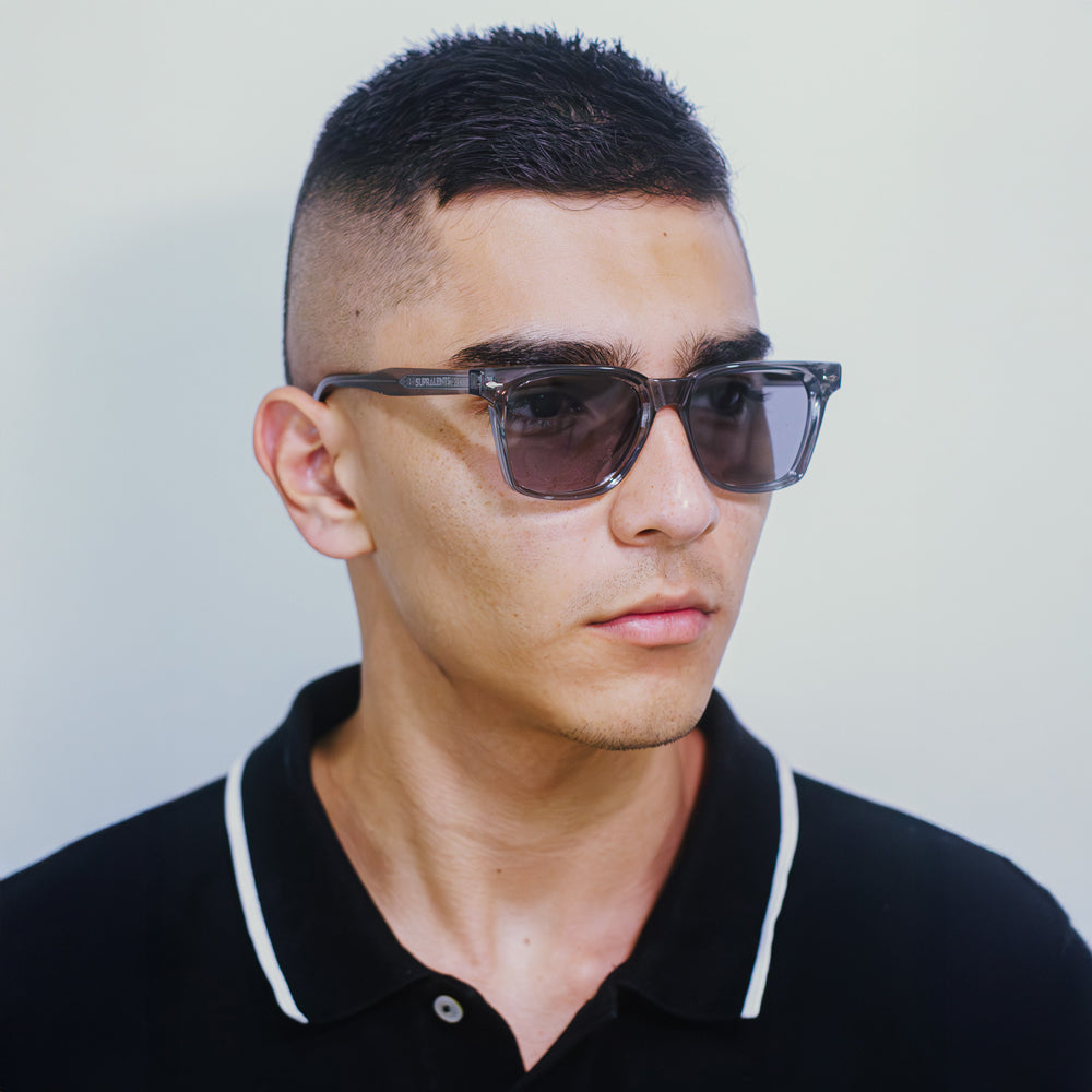 WAYFARER PUFFER - gris transparente